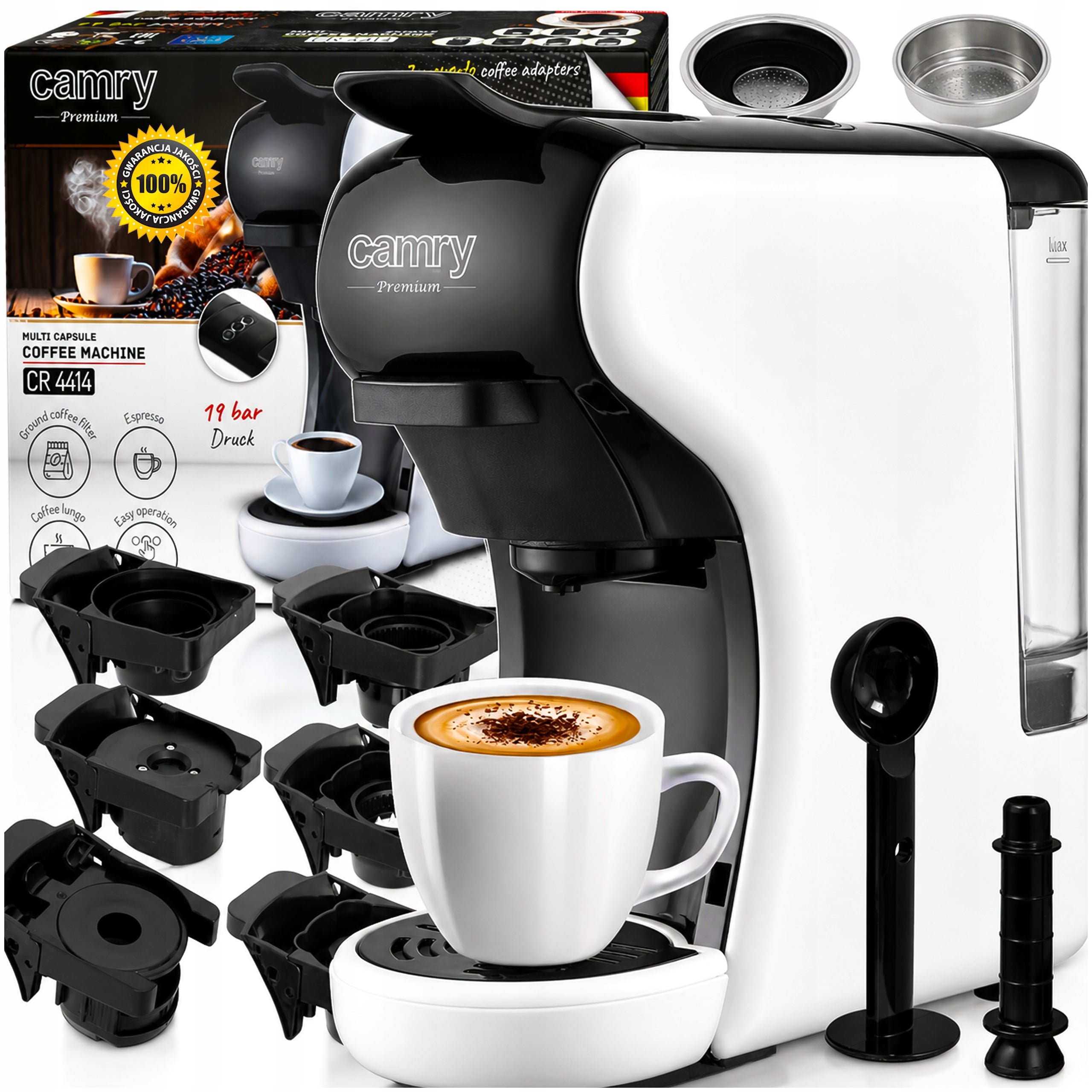 EKSPRES DO KAWY KAPSUŁKOWY CIŚNIENIOWY NA KAPSUŁKI NESPRESSO DOLCE GUSTO(EKSPRES DO KAWY KAPSUŁKOWY CIŚNIENIOWY NA KAPSUŁKI NESPRESSO DOLCE GUSTO)