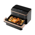Frytkownica beztłuszczowa Cosori TwinFry Dual Air Fryer 2800W 10l czarna