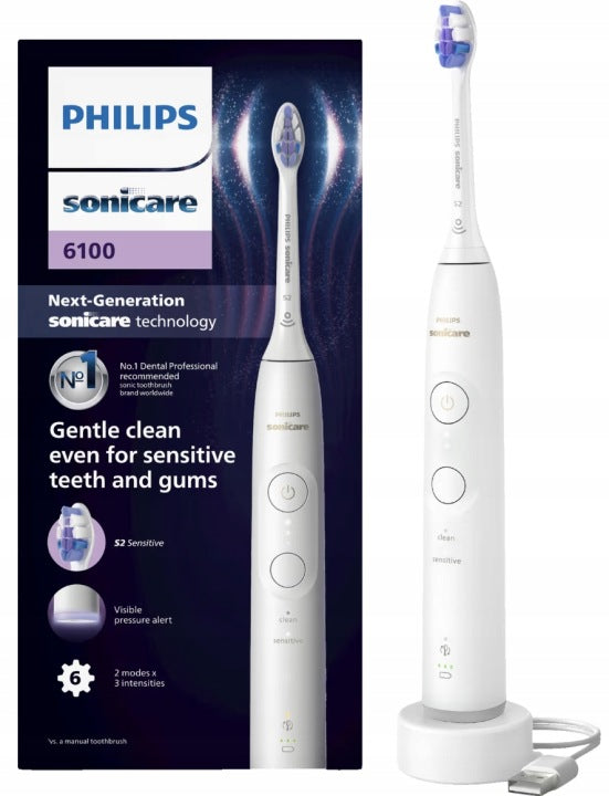 Philips SZCZOTECZKA SONICZNA PHILIPS SONICARE 6100 HX7400 DO ZĘBÓW NOWA GENERACJA(SZCZOTECZKA SONICZNA PHILIPS SONICARE 6100 HX7400 DO ZĘBÓW NOWA GENERACJA')
