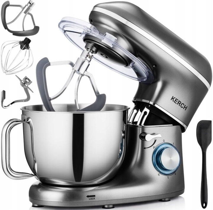 Kerch ROBOT KUCHENNY PLANETARNY MIKSER Z MISĄ KERCH MYCHEF 4000W GREY 6,2L(ROBOT KUCHENNY PLANETARNY MIKSER Z MISĄ KERCH MYCHEF 4000W GREY 6)